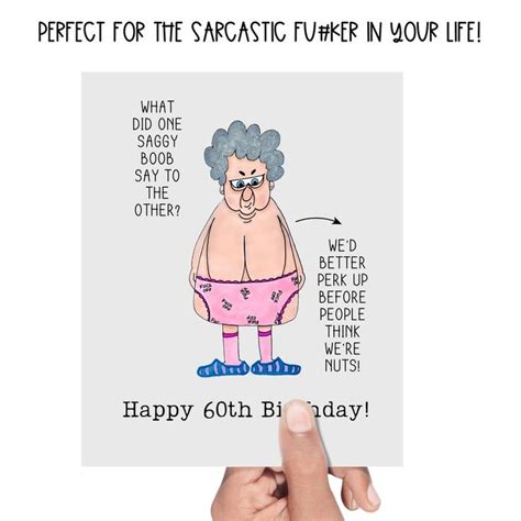60th Birthday Card For 60th Birthday Funny Prank T Card Etsy Funny Mom Birthday Cards 60th