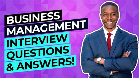 Business Management Interview Questions And Answers How To Pass Your