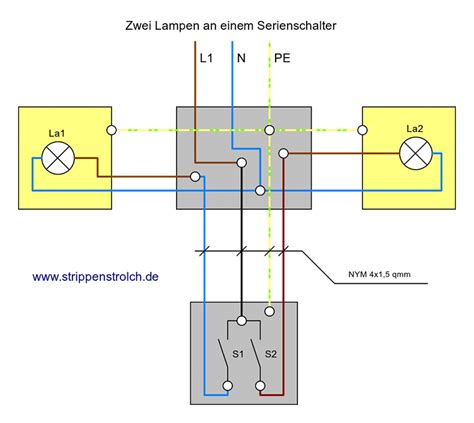 Schaltplan zwei bewegungsmelder für eine lampe / anleitung kreuzschaltung anschliessen mit schaltplan. Schaltplan Für Eine Lampe Mit Zwei Schaltern