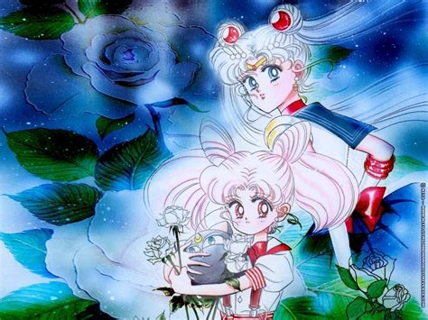 Usagi And Chibiusa Sailor Mini Moon Rini Wallpaper Fanpop