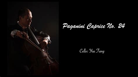 Nicolo Paganini Caprice No 24 Cello Transcription Youtube