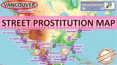 Vancouverand Street Prostitution Mapand Sex Whoresand Freelancerand Streetworkerand Prostitutes For