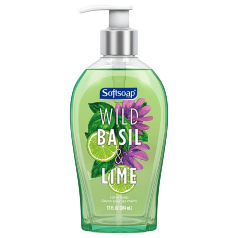 Softsoap Liquid Hand Soap All Skin Type Wild Basil And Lime 13 Fl Oz