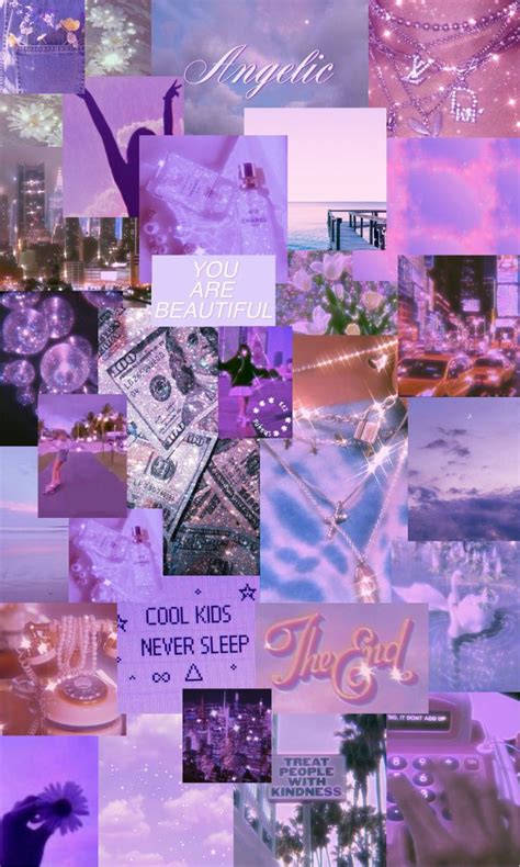 Quote, purple background, purple sky, vaporwave, golden aesthetics. purple bling aesthetic iphone wallpaper | Aesthetic iphone ...
