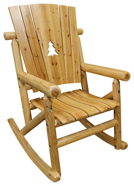 Aspen Rocker Rustic Outdoor Rocking Chairs By Leigh Country