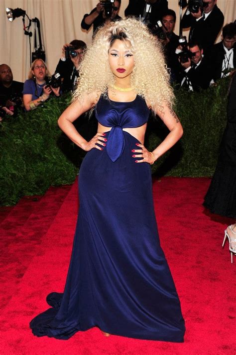 Royal Blue Nicki Minaj Cutout Dress Knot Prom Celebrity Evening Gown D