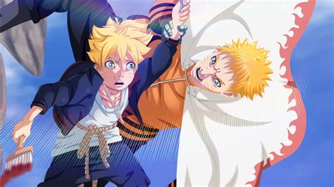 Download Father And Son Naruto And Boruto Wallpaper