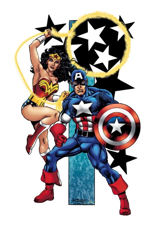26 fantastic fanart images featuring captain america with wonder woman geeks on coffee