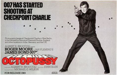 octopussy 1983 james bond movie posters james bond movies bond films james bond style