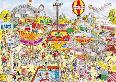 Gibsons Jigsaw Puzzles Great British Fun Fair Jigsaw Puzzle At The