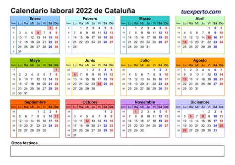 Calendario Laboral 2022 Calendarios Con Festivos Por Comunidad Para