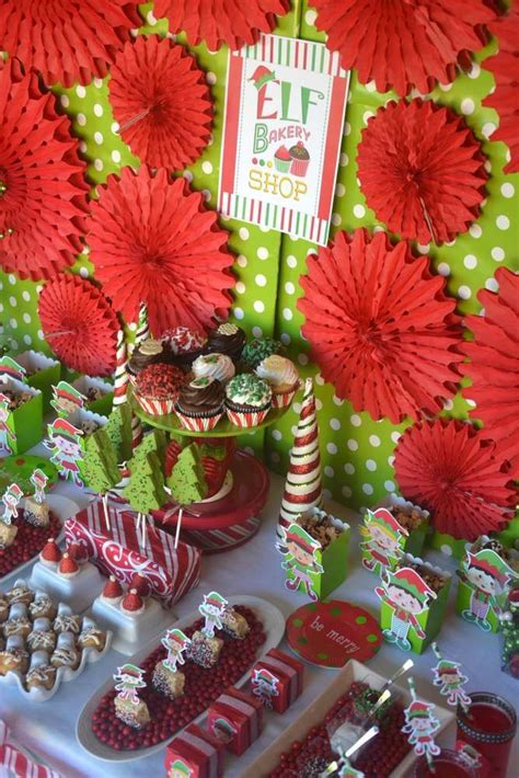 Elf Cookies Decorating Party Christmasholiday Party Ideas Photo 17