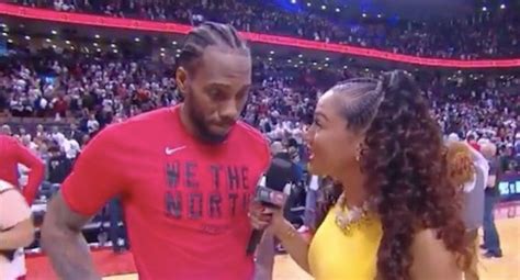 Nba Playoffs Kawhi Leonards Postgame Interview Had Awkward Ending