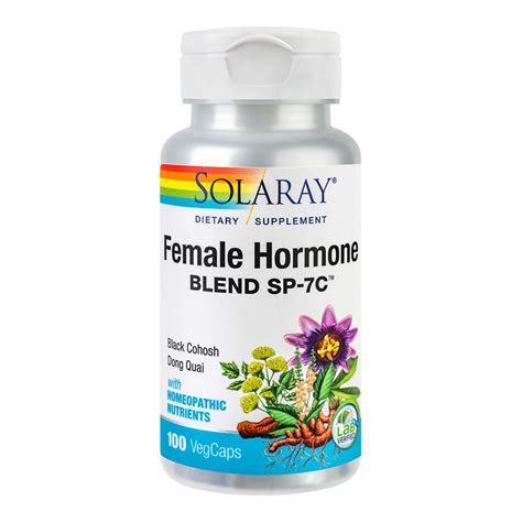 Female Hormone Blend Solaray 100 Capsule Secom Farmacia Tei