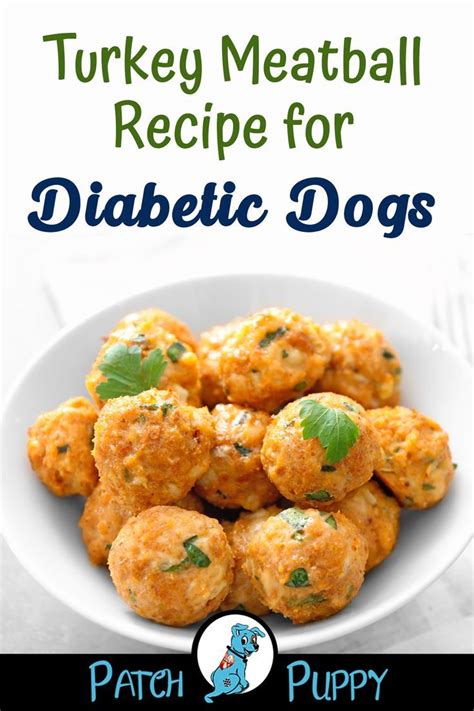 Diabetic dog treats can be tasty and nutritious. 9 Recipes for Dog Friendly Meatballs - PatchPuppy.com - simple and tasty for the whole family ...