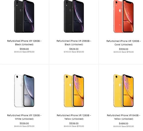 Apple Is Selling Refurbished Iphone Xr Handsets Starting At 499 Techspot