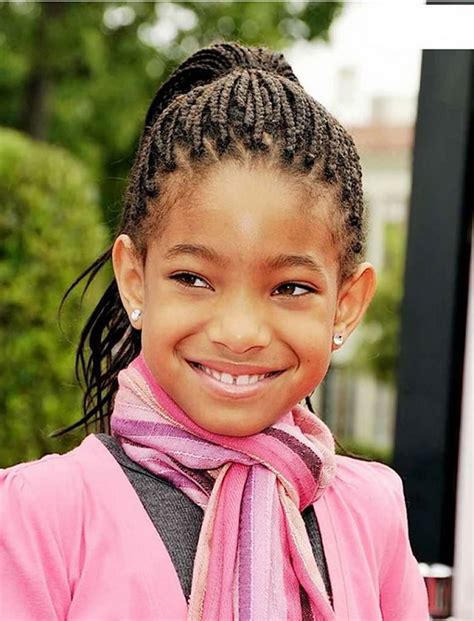 Starting from the nape of the neck, dutch braid each section, working up her head. Black Little Girl's Hairstyles for 2017- 2018 | 71 Cool ...