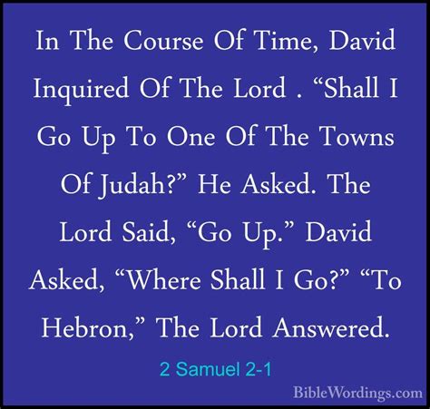 2 Samuel 2 Holy Bible English