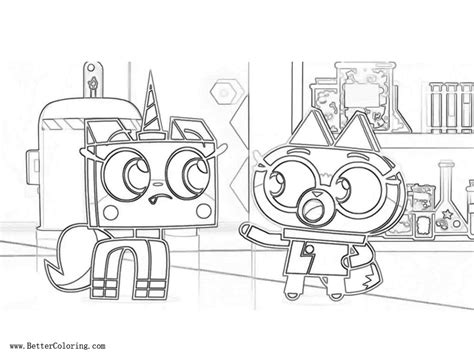 unikitty coloring pages collection whitesbelfast