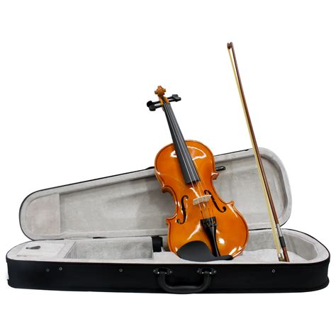 Violino Tamanho Arco Madeira Com Breu Cavalete Estojo Luxo Tander