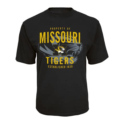 Ncaa Missouri Tigers Mens Property Of Performance T Shirt Xxl Size Xxl Multicolored In