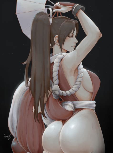 Shiranui Mai Fatal Fury 1girl Ass Breasts Highres Large Breasts