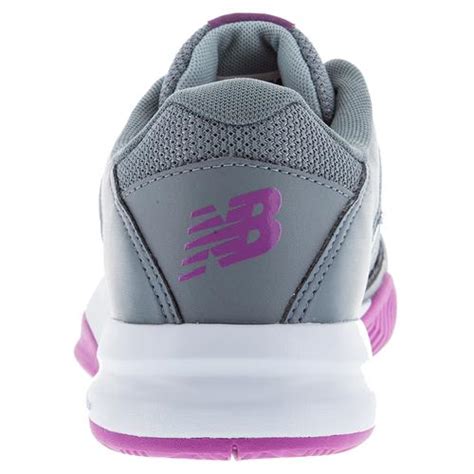 New Balance Women S 696v2 B Width Tennis Shoes Gray And Purple