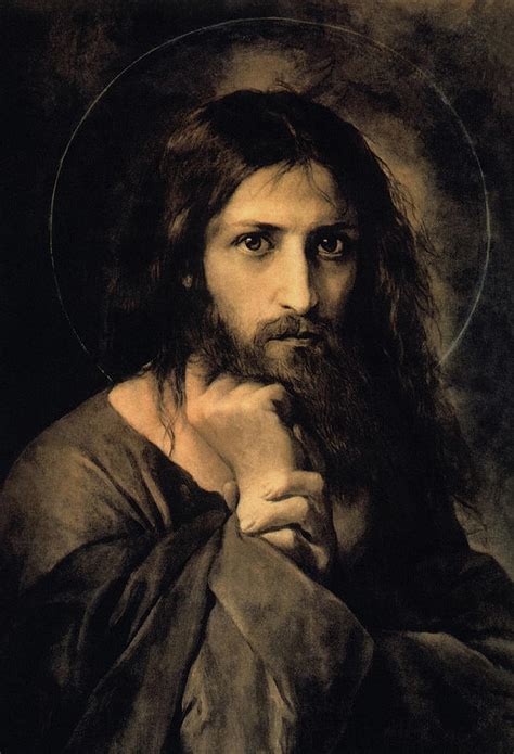 Jesus Christ Painting By Georg Cornicelius Pixels Merch