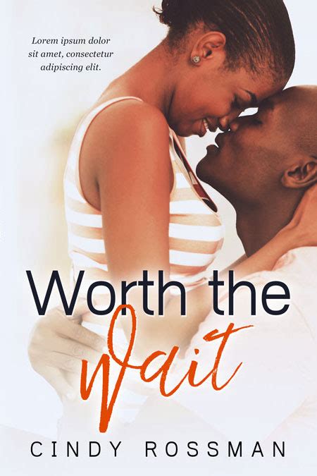 Worth The Wait African American Romance Premade Book Cover For Sale