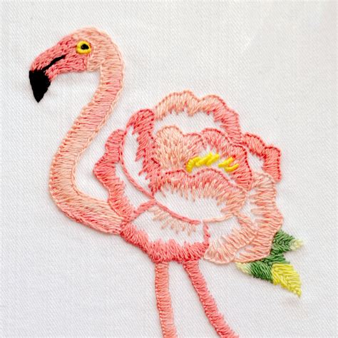 Flamingo Embroidery Designs
