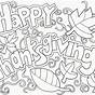 Printable Thanksgiving Coloring Pictures