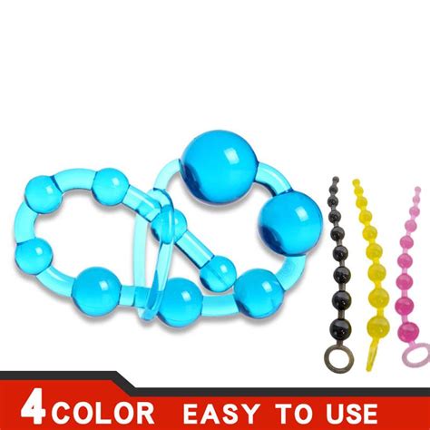 Smoo Anal Beads Sex Toys For Womenmen Gay Plug Play Pull Ring Ball Anal