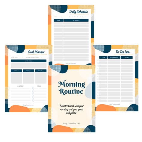 Free Printable For Perfect Morning Routine