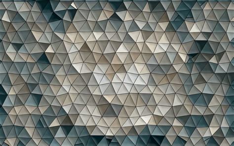 Download Wallpapers Triangle 3d Background Gray Triangle Abstraction