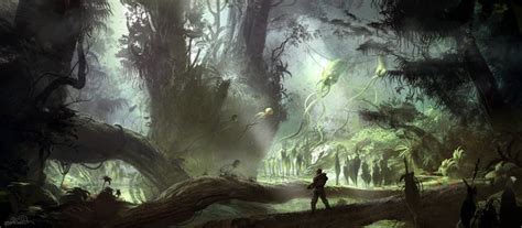 Artstation Halo 4 Forerunner Planet Jungle Sparth Concept Art