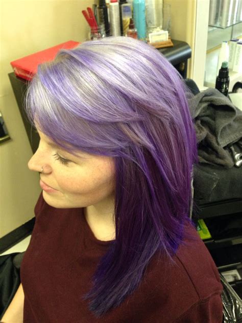 List Of Silver Purple Hair Balayage Ideas First Wiring