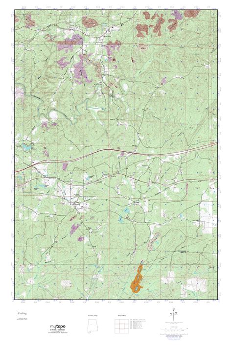 Mytopo Coaling Alabama Usgs Quad Topo Map