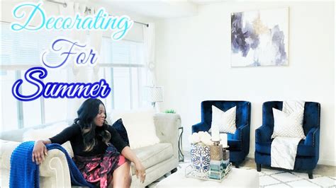 Decorating My Living For Summer Summer House Tour Clutter Free Home