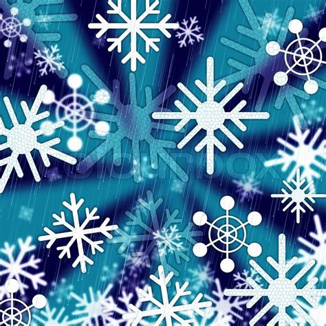 Blue Snowflakes Background Meaning Stock Photo Colourbox