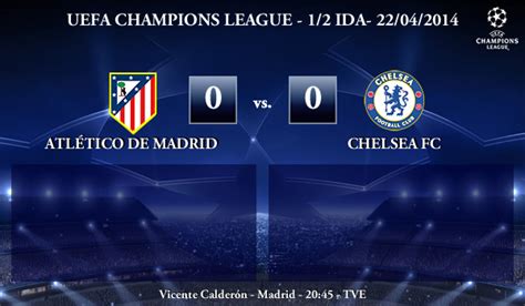 Stamford bridge, fulham road, fulham, london, greater london, england, uk. UEFA Champions League - 1/2 IDA - 22/04/2014 - Atlético de ...