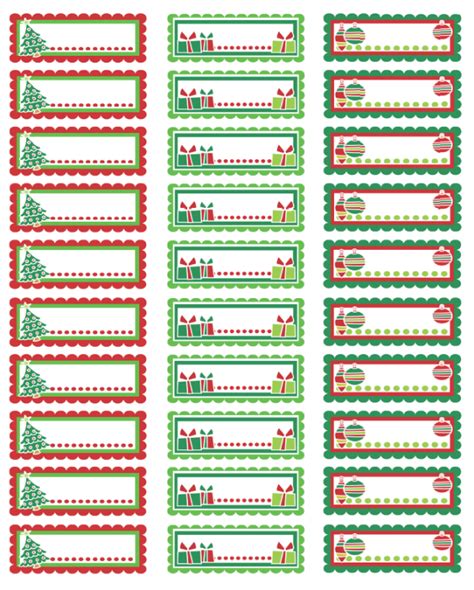 Christmas Labels Ready To Print Free Printable Labels Templates