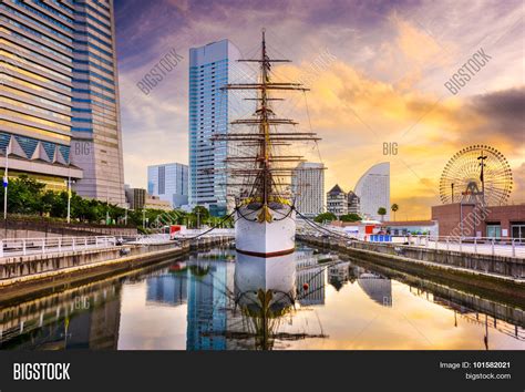 Yokohama Japan Dawn Image And Photo Free Trial Bigstock
