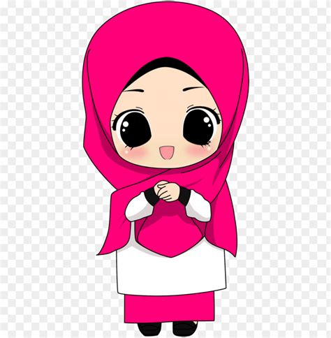 Free Download Hd Png Kartun Hijab Png Cartoon Muslim Png Image With