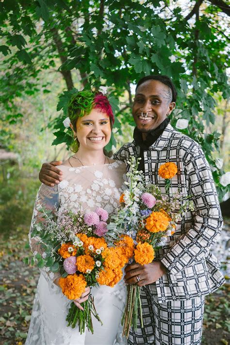 Intimate Queer Trans Wedding With Alternative Flair · Rock N Roll Bride