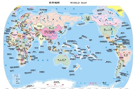 World Map With East West North South United States Map