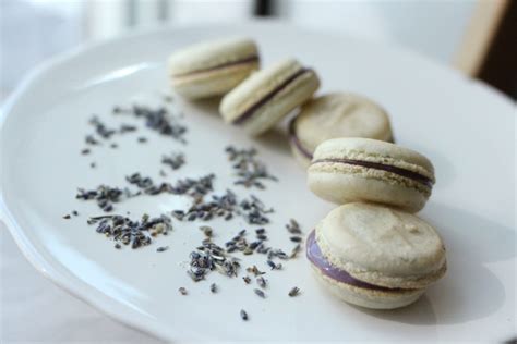 Lavender Macaron With Honey Vanilla Filling Penny For Her Thoughts