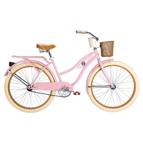 Huffy Deluxe Womens Classic Cruiser Bike Pink Target Beach