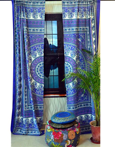 Recessed ceiling lights and design thus, for example, we can establish that in the royal palace of madrid is the one that is consider the best collection of tapestry curtains of the entire planet. Paisley indian curtains wall tapestry boho decorative ...