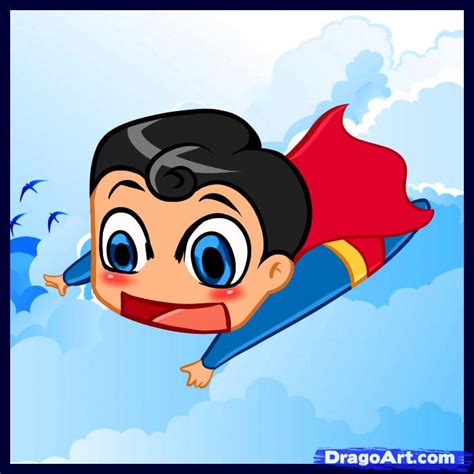 How To Draw Chibi Superman Step By Step Chibis Draw