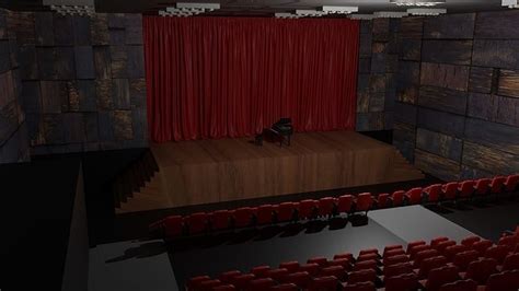 3d model opera house vr ar low poly cgtrader